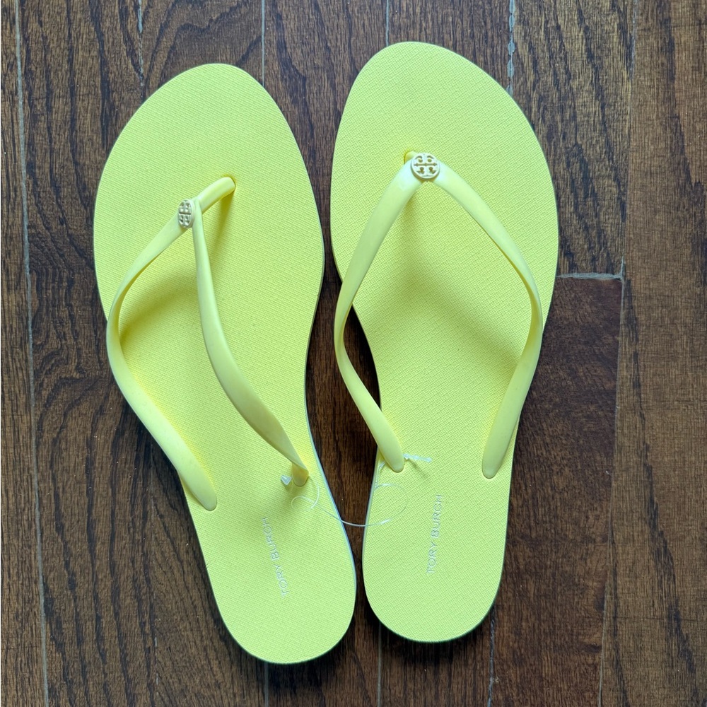 Tory Burch Yellow Sandals Classic Design